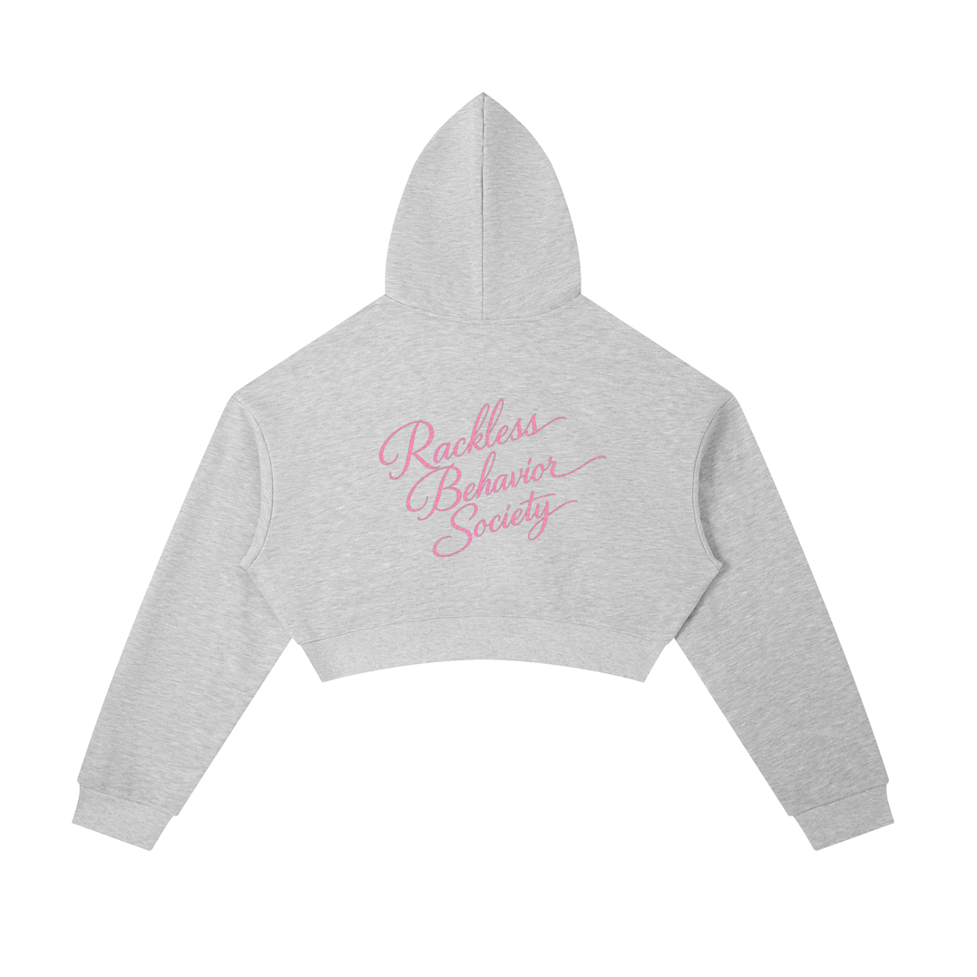 RB Crest Cropped Zip Hoodie