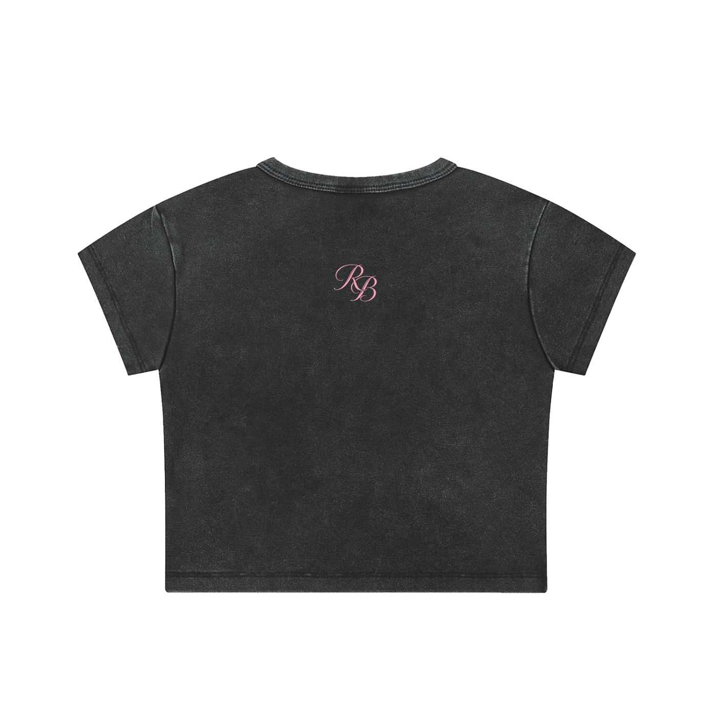 Stay Rackless Snow-Washed Crop Tee